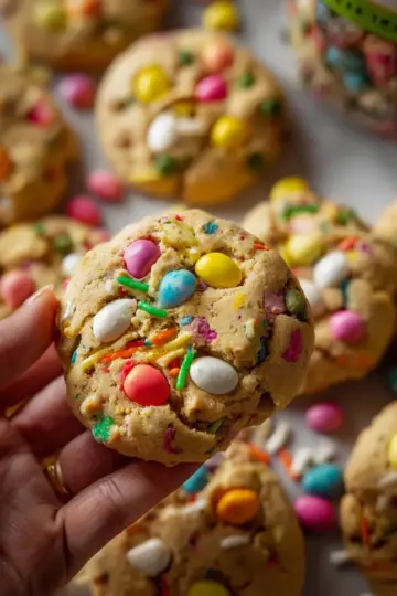 Easter Egg Funfetti Protein Cookies