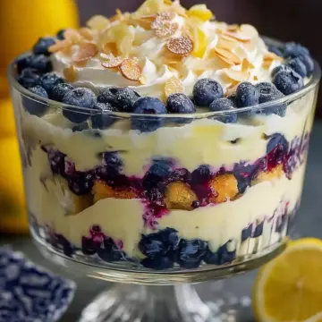 Lemon Blueberry Trifle Recipe
