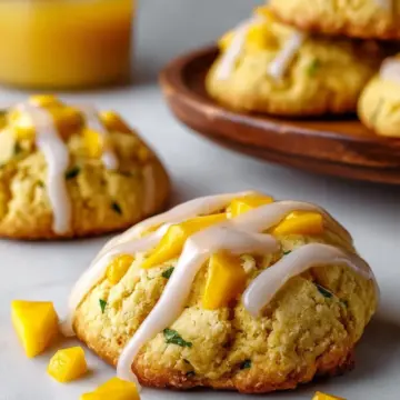 Mango Cookies with Creamy Mango Glaze Recipe