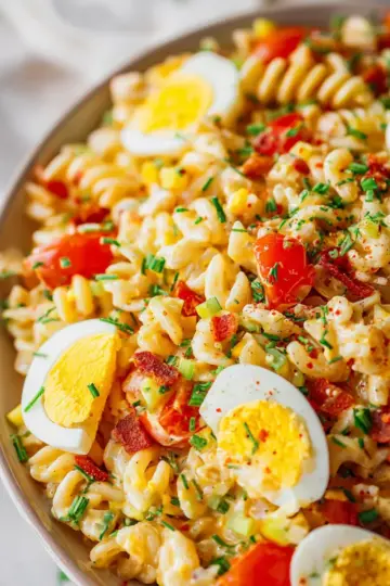 Deviled Egg Pasta Salad
