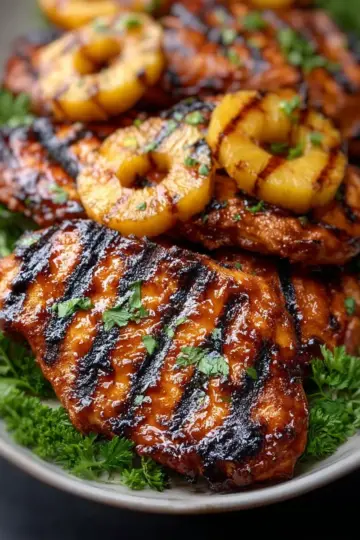 Tasty Grilled Brown Sugar Pineapple Chicken Recipe