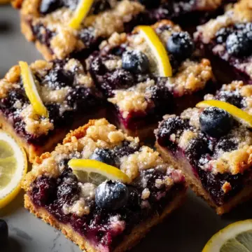 Gluten-Free Lemon Blueberry Bars