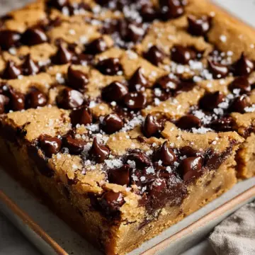 Brown Butter Chocolate Chip Cookie Bars Recipe