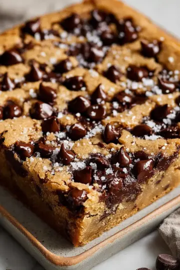 Brown Butter Chocolate Chip Cookie Bars Recipe