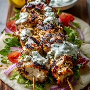 Easy Greek Chicken Souvlaki Recipe