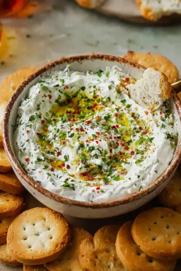 The Easiest 3 Ingredient Boursin Dip