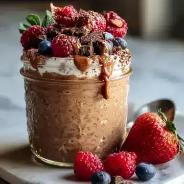 Mocha Coffee Overnight Oats