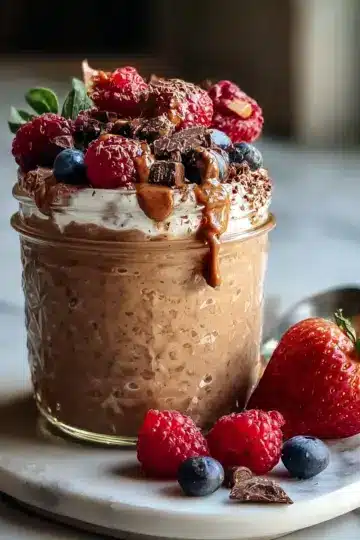 Mocha Coffee Overnight Oats