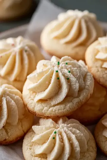 Whipped Shortbread Cookies