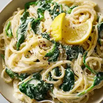 Lemon Ricotta Pasta with Spinach Recipe