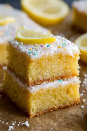 Lemon Sugar Cookie Bars