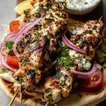 Easy Greek Chicken Souvlaki Recipe