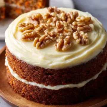 Mini Carrot Cake with Cream Cheese Frosting Recipe